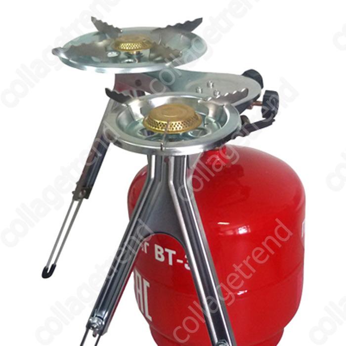 Горелка газовая с двумя решётками с диаметром 164 и 220 мм